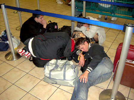 Спячка в аэропорту
